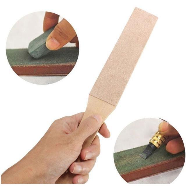 ナイフ研ぎ パドルストロッピング・革砥 木台+青棒 YZL130 |  | 03