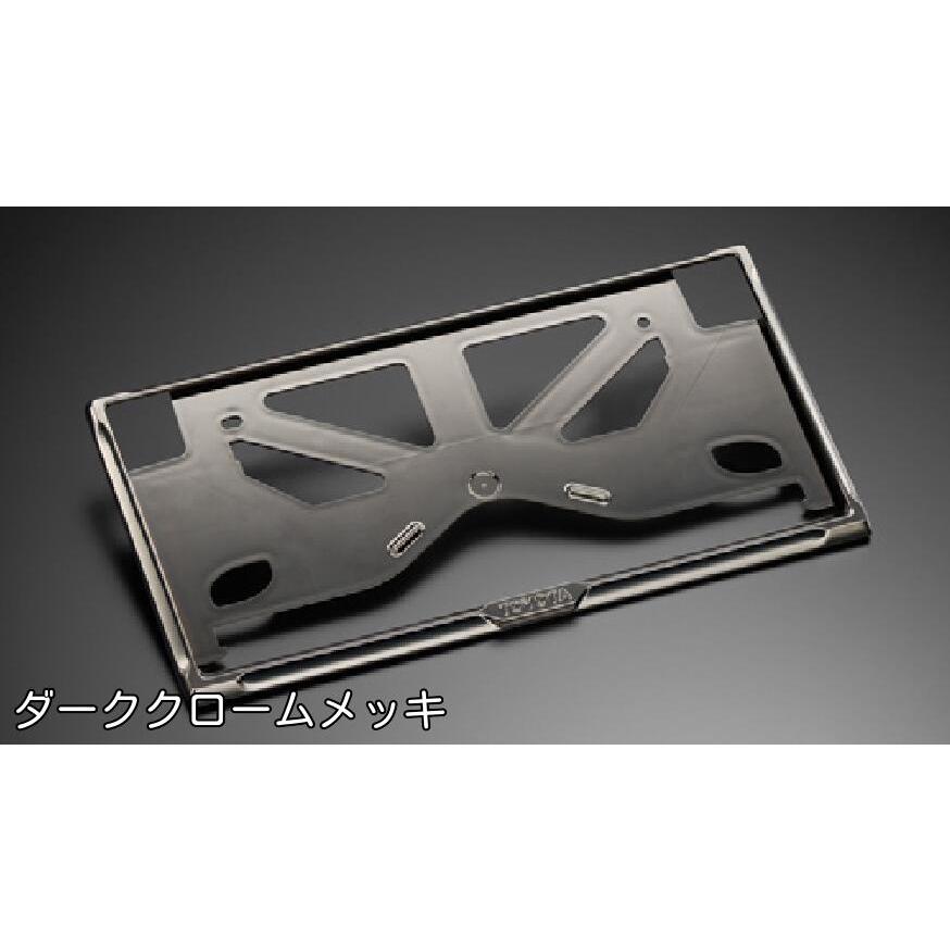 最終価格✨新品　クレージュタクト　ナンバーフレーム　純正オプション✨ ハイラックス トヨタ GUN226 純正 アクセサリー 盗難防止機能付