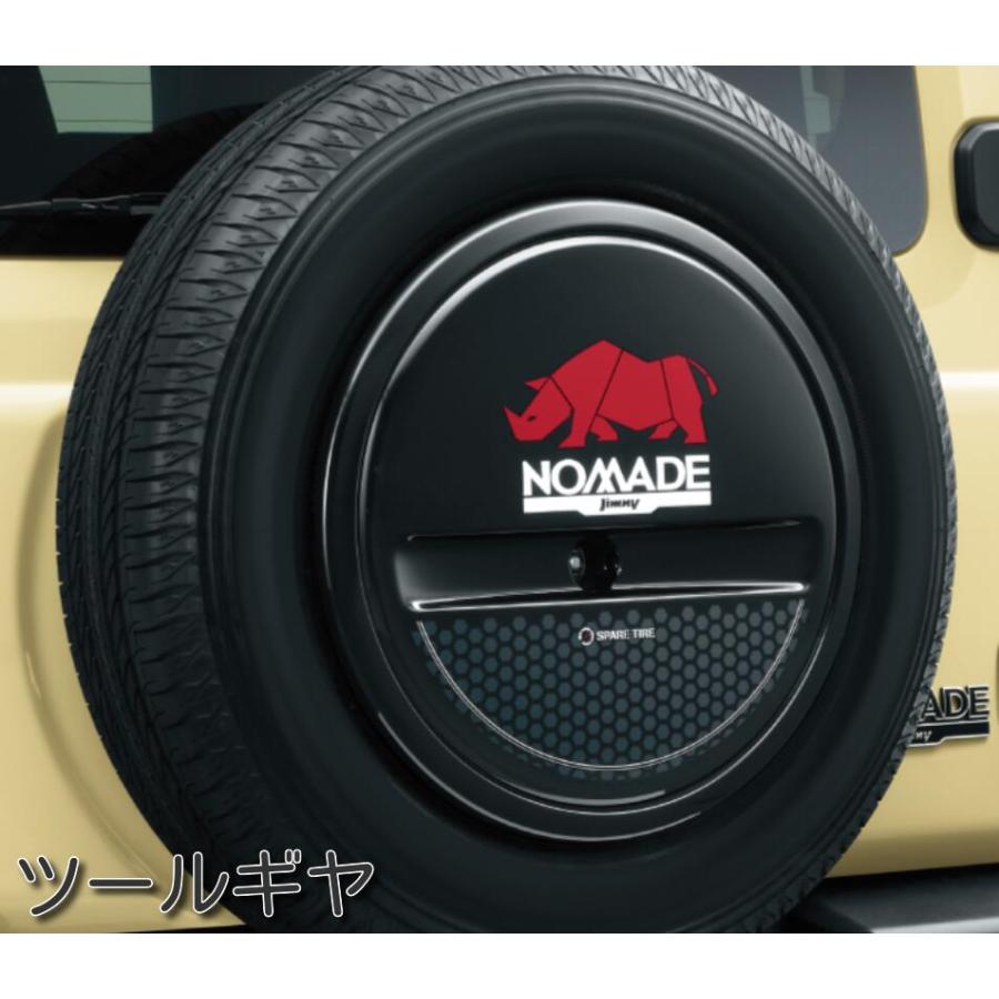 クラウン ジムニー ノマド スペアタイヤハーフカバーデカール 99230