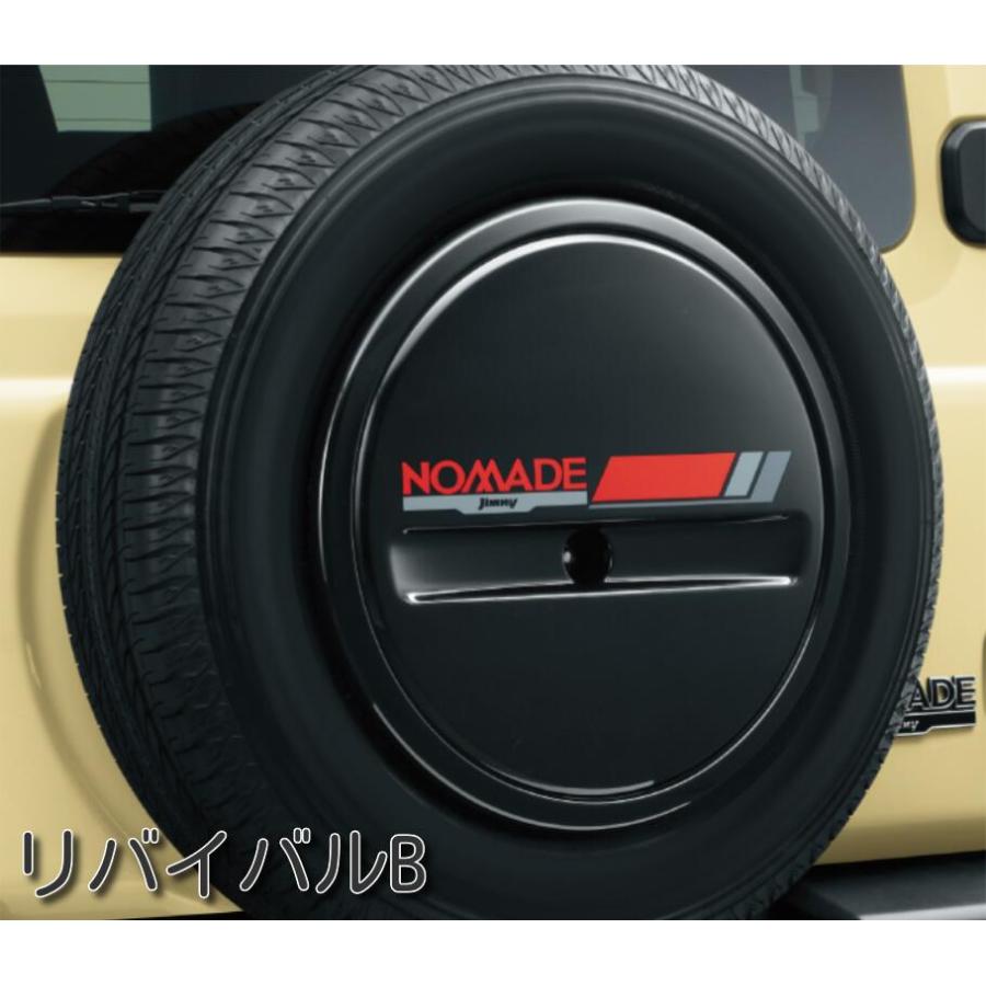 クラウン ジムニー ノマド スペアタイヤハーフカバーデカール 99230