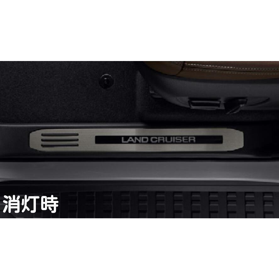 ランクル250 純正オプションイルミネーションスカッフプレート トヨタ トヨタ純正 イルミネーション付スカッフプレートセット