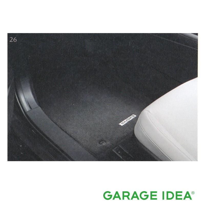 MAZDA マツダ 純正 アクセサリー パーツ MAZDA3 マツダ3 MAZDAフロアマット (プレミアム) 2WD用[B0L5 V0