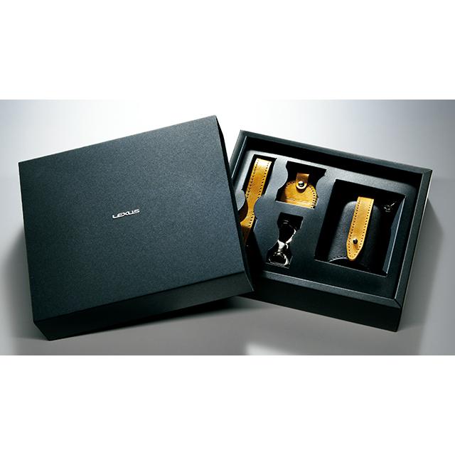 LEXUS レクサス ゴールド アタッシュケース ビジネス 鍵付き 牛革 LEXUS レクサス 純正 アクセサリー パーツ RX450hL RX450h RX300本革