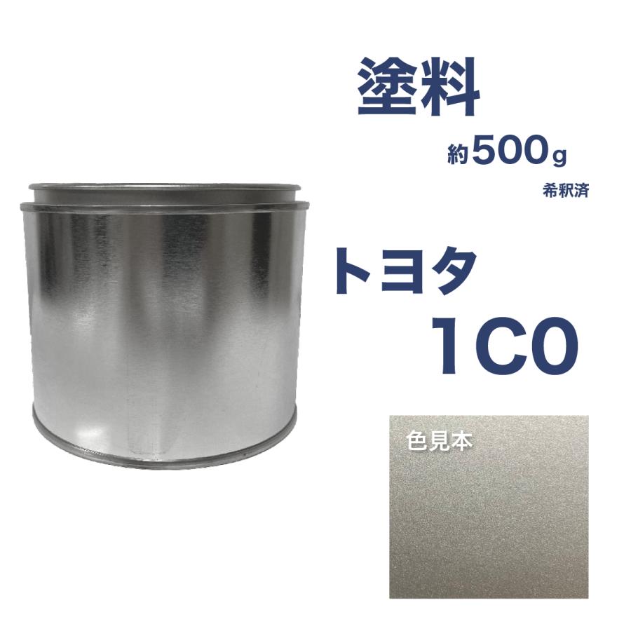 トヨタ1C0 車用塗料 シルバーM チェイサー マークII クレスタ 希釈済