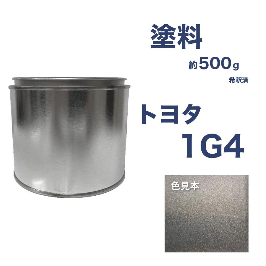 トヨタ1G4 車用塗料 シルバーM シルバーメタリック 希釈済 1G4 : ガレージヌクイ - 通販 - Yahoo!ショッピング