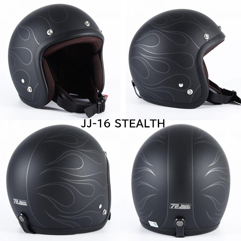 72JAM JET HELMET STEALTH ステルス JJシリーズ ジェット 72JAM JET HELMET STEALTH ステルス JJシリーズ ジェット
