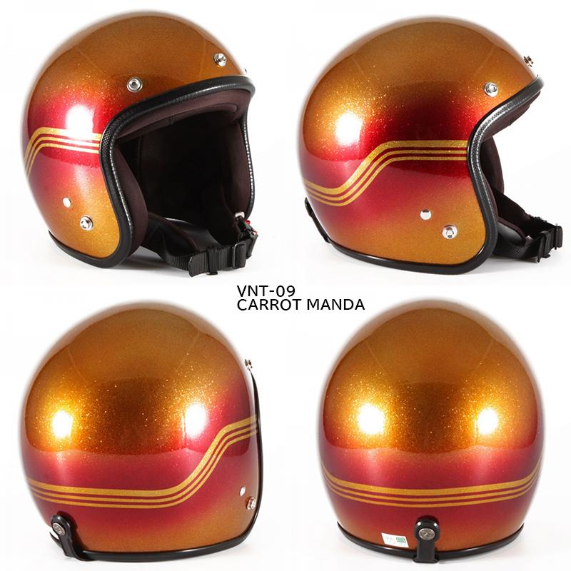 72JAM JET HELMET 72JAM JET CARROT ヴィンテージ VNT-09 CARROT MANDA
