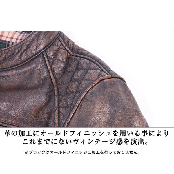 DEGNER 18SJ-6 ゴートレザージャケット GOAT LEATHER JACKET デグナー｜garager30｜07