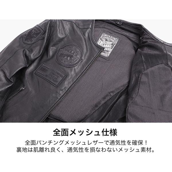 DEGNER（デグナー） DEGNER 21SJ-8 メッシュ レザー ジャケット