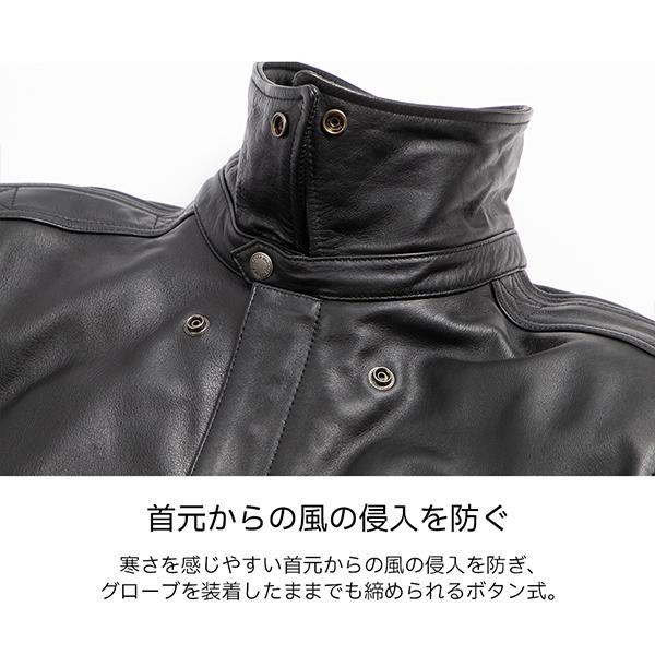 DEGNER 23WJ-7 レザーA-2ジャケット Leather A-2 Jacket 牛革 デグナー｜garager30｜03