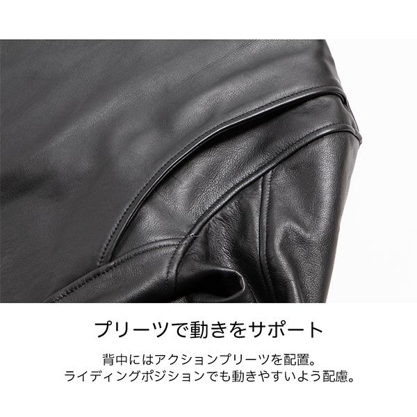 DEGNER 23WJ-7 レザーA-2ジャケット Leather A-2 Jacket 牛革 デグナー｜garager30｜07