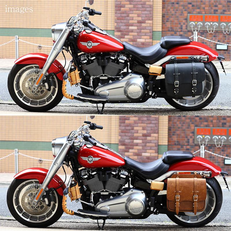 デグナー SB-100 レザーサドルバッグ 8〜15L 本革 バイク サドルバッグ DEGNER_7