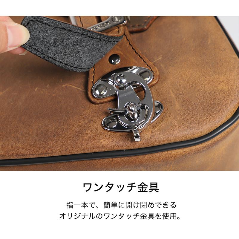 デグナー SB-107 Rebel250/500専用 レザーサドルバッグ 12L 本革 バイク サドルバッグ_5