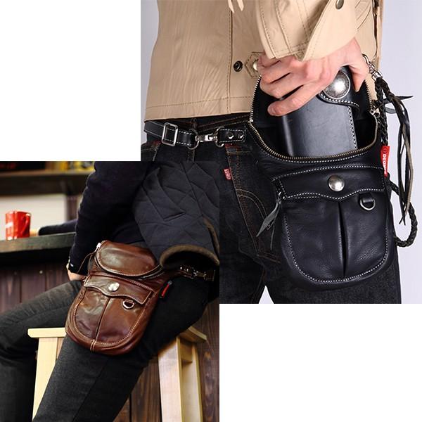 デグナー　ロングウォレットバッグ　ブラック バイク ロングウォレットバッグ[W-32] カジュアルバッグ