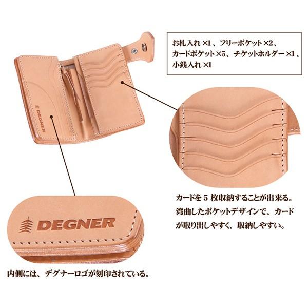 デグナー W-95 ミドルウォレット DEGNER W95 MIDDLE WALLET 本革