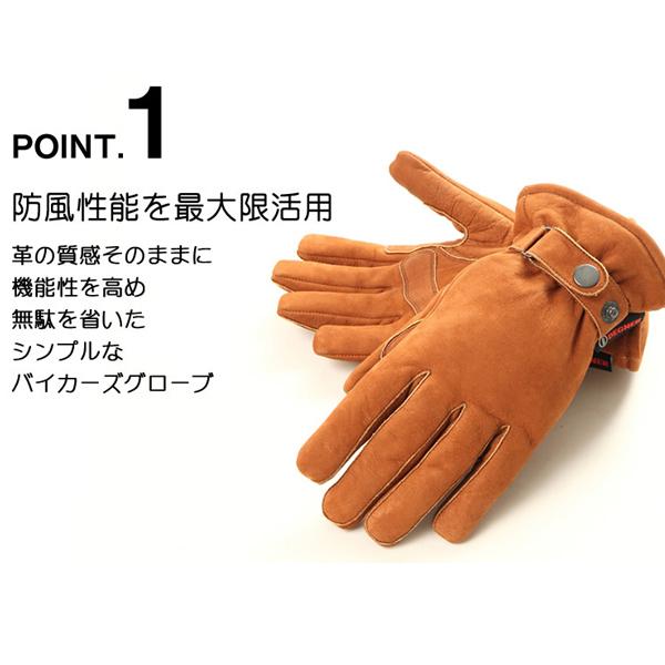 DEGNER（デグナー） WG-11 ウインターグローブ WINTER GLOVE 牛革 透湿 