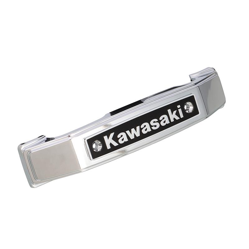Kawasaki エンブレム クロームメッキ ステムエンブレム フロント