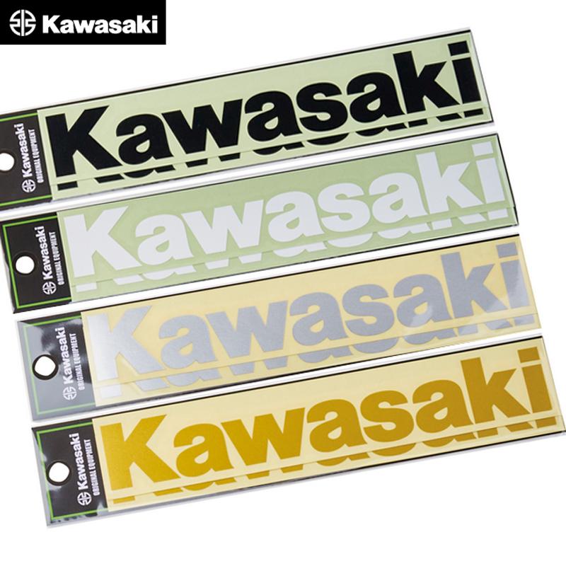 カワサキ 純正ステッカーLサイズ 抜き文字 文字だけ残る カワサキ 純正ステッカーLサイズ 抜き文字 文字だけ残る