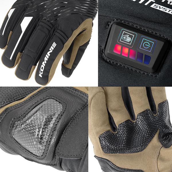 コミネ EK-215 デュアルヒートプロテクトエレクトリックグローブ 08-215 Dual Heat Protect E-Gloves EK215 電熱グローブ KOMINE｜garager30｜05