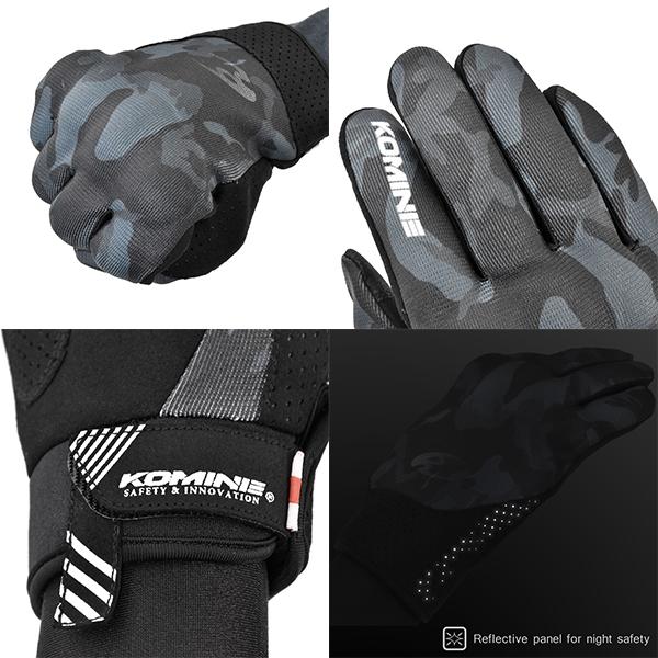コミネ（Komine） GK-233 プロテクトライディングメッシュグローブ 06