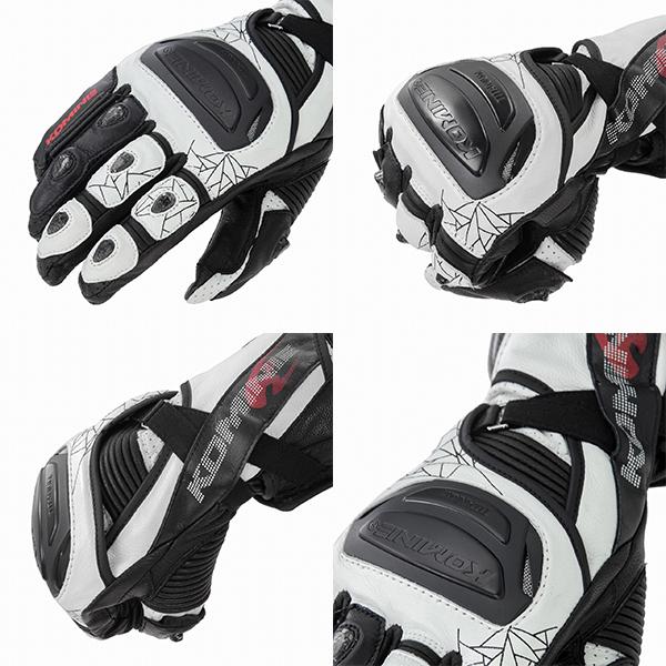 コミネ（Komine） GK-235 チタニウムレーシンググローブ 06-235