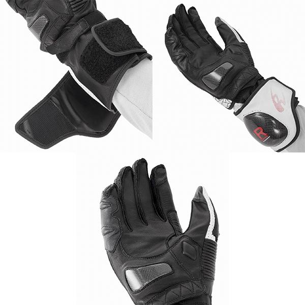 KOMINE コミネ GK-235 チタニウムレーシンググローブ 06-235 Titanium Racing Gloves TITANIUM バイク 手袋｜garager30｜06