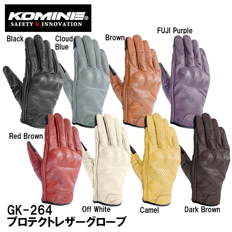 コミネ（Komine） GK-264 プロテクトレザーグローブ 06-264 レザー