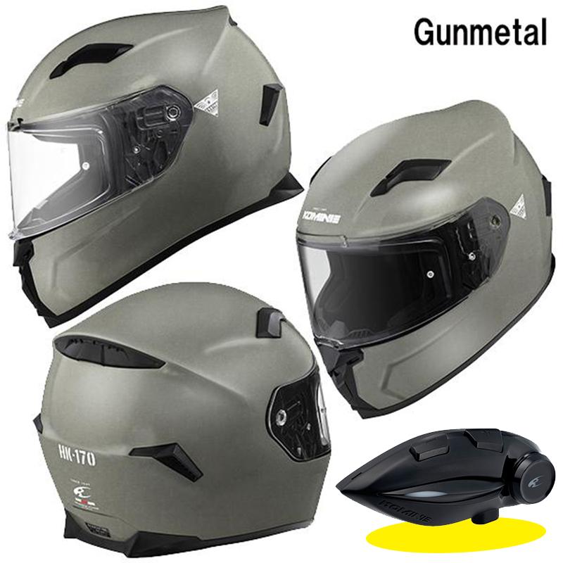 コミネ KOMINE HK-170 FL フルフェイスヘルメット + KK-902 コミネ KOMINE HK-170 FL フルフェイスヘルメット + KK-902