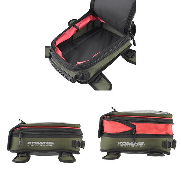 KOMINE コミネ SA-214 ツーリングタンクバッグ 5.2L〜7.8L KOMINE コミネ SA-214 ツーリングタンクバッグ 5.2L〜7.8L