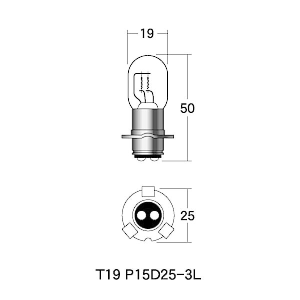 M&H マツシマ PH8x T19 P15D25-3L クリア 12V 35/30w 1P 2087 M&H マツシマ PH8x T19 P15D25-3L クリア 12V 35/30w 1P 2087