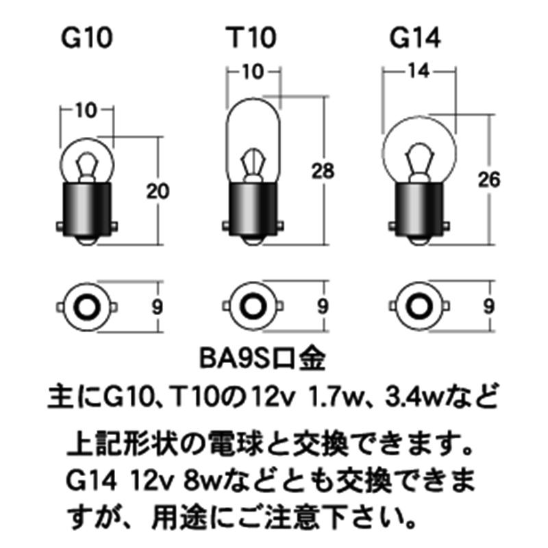 M＆H マツシマ L BEAM Lビーム L702DF 超拡散 LED 口金BA9S T10 G10