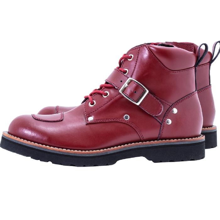 ナンカイ　レザーブーツ　NANKAI コスパ良好なNANKAIのライディングワークブーツに新色のネイビー