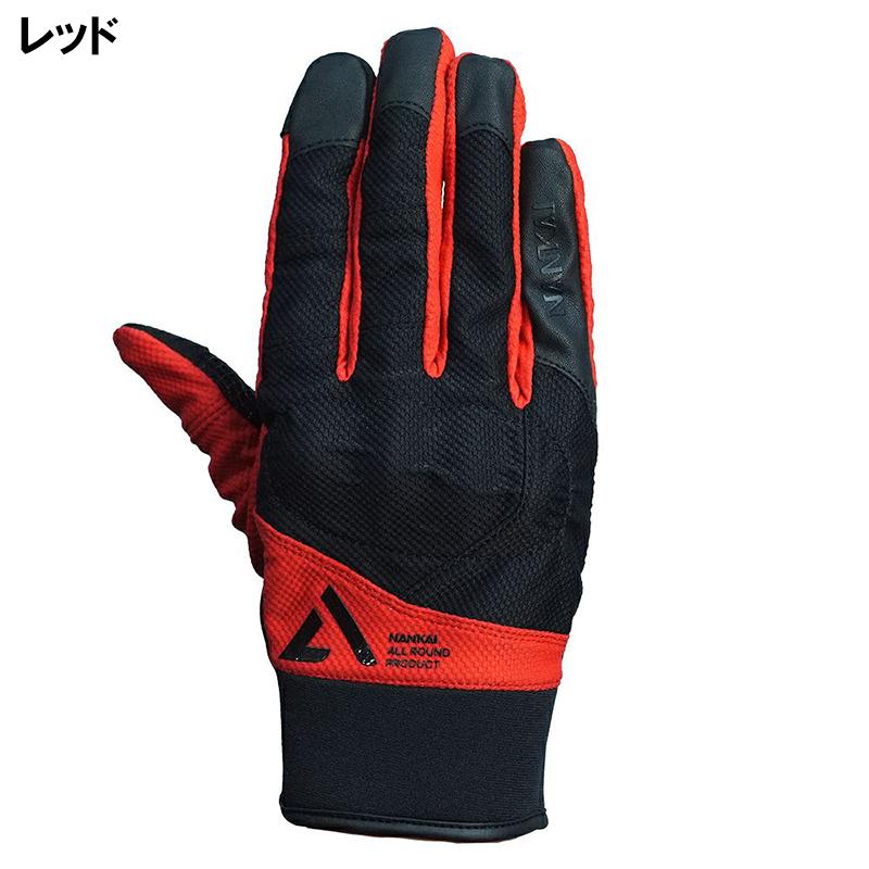 【美品】 NANKAI 70’ｓ VINTAGE レッドｘブラック セパレート NANKAI（ナンカイ） SDG-7076 エアフィットグローブ SDG7076 春夏秋