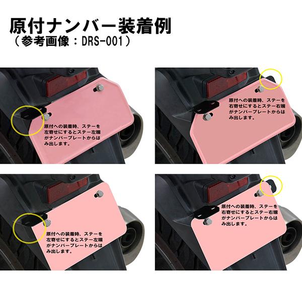 PLOT ドラレコカメラステー ナンバー右上マウントタイプ プロト ナンバープレート上 汎用 DRS011 | plot | 05