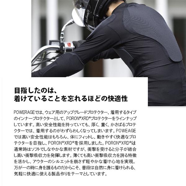POWERAGE パワーエイジ PA-538 インナープロテクターPORON 胸部用  