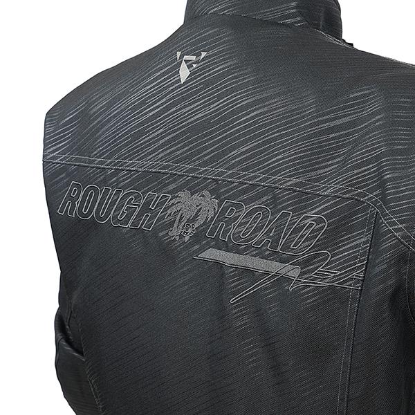 ラフ＆ロード RR7251 エアベントライディングジャケット スラッシュ-ブラックロゴ 刺繍入り ラフアンドロード ROUGH＆ROADの画像