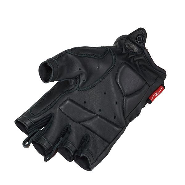 ラフ＆ロード RR8361 パンチングレザーハーフフィンガーグローブDS