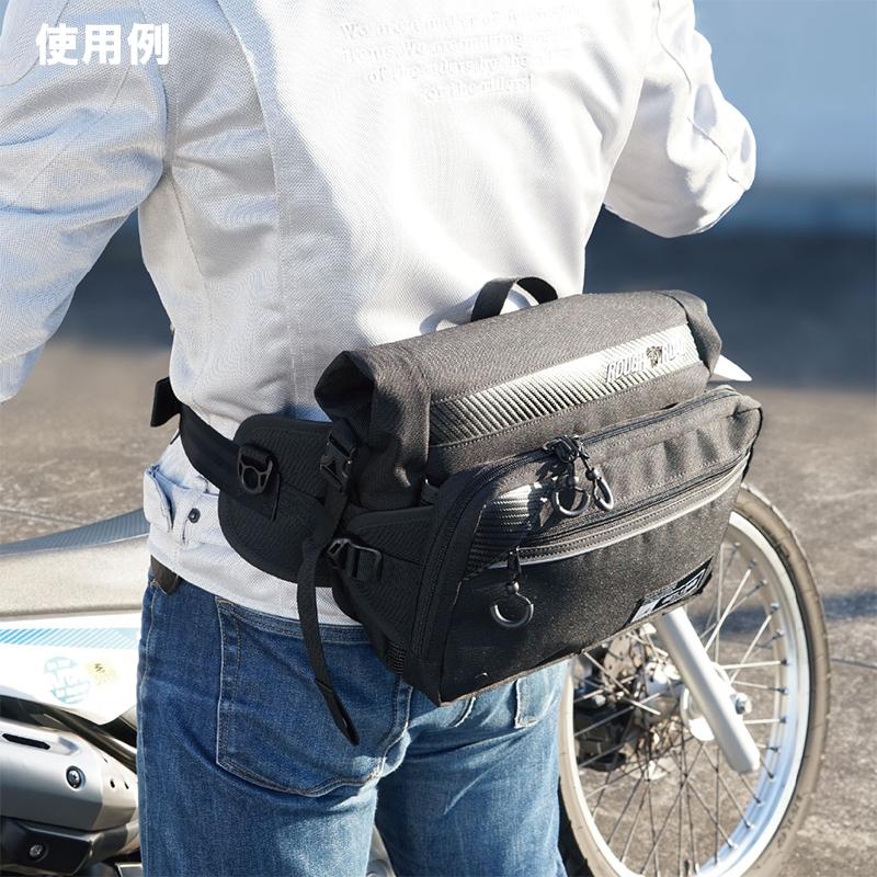 ラフ＆ロード RR9510 AQA DRY ヒップバッグ 9L ウエストバッグ ROUGH\u0026ROADの画像