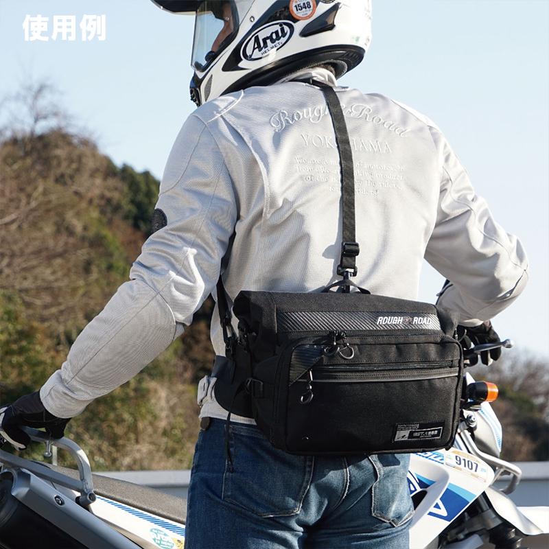 ラフ＆ロード RR9510 AQA DRY ヒップバッグ 9L ウエストバッグ ROUGH\u0026ROADの画像