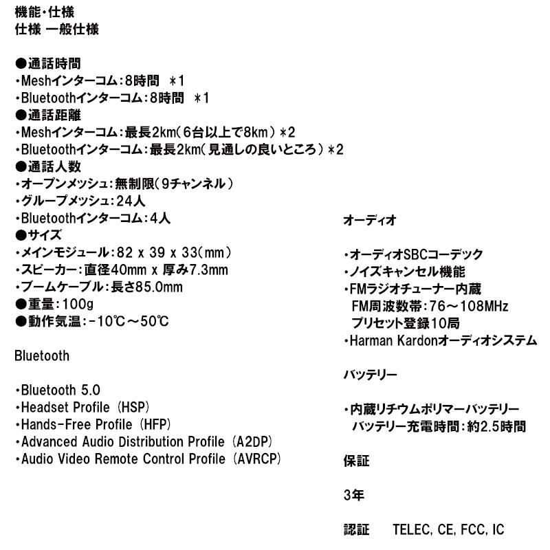 SENA（セナ） 日本国内正規品 インカム SRL-MESH SRL-MESH-01 シングル