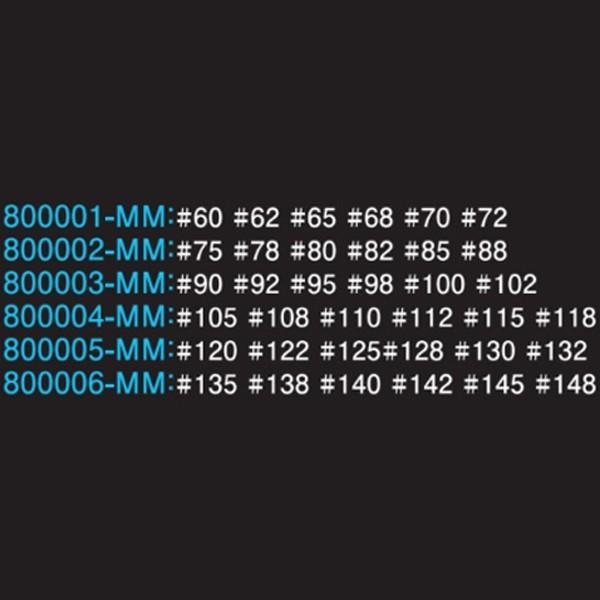 SHIFTUP 6サイズ メインジェットセット ケイヒン 丸小 5×6.7 #60~ 800001-MM-10 〜 800006-MM-10 シフトアップ 京浜｜garager30｜02