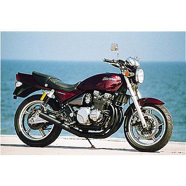 ZEPHYR400 ゼファー 【屁っ放り毛布付き添い人】マルチレーシング 手曲げ遊撃手管 黒いこと 直管 えり巻き バイク-マフラー-車、バイク、自転車