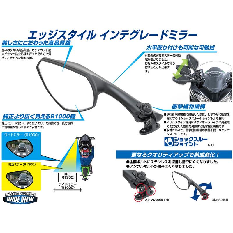 NAPOLEON タナックス NC-005L カウリングミラーリブラ3L 左側 TANAX