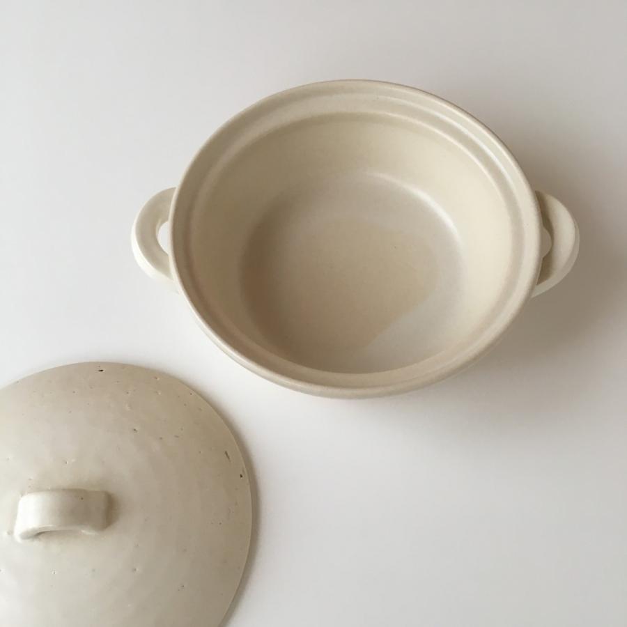 studio m'（スタジオエム） 土鍋 8号鍋 ドゥーブ 2〜3人用 直火 日本製