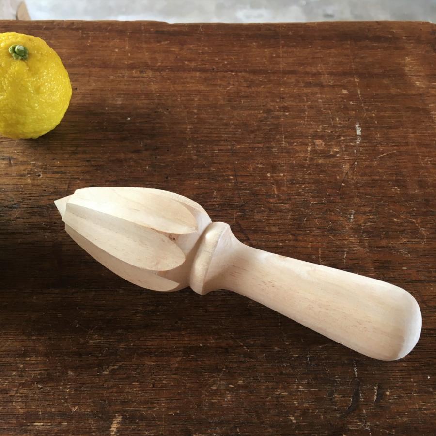 木製ハンドジューサー レモン絞り