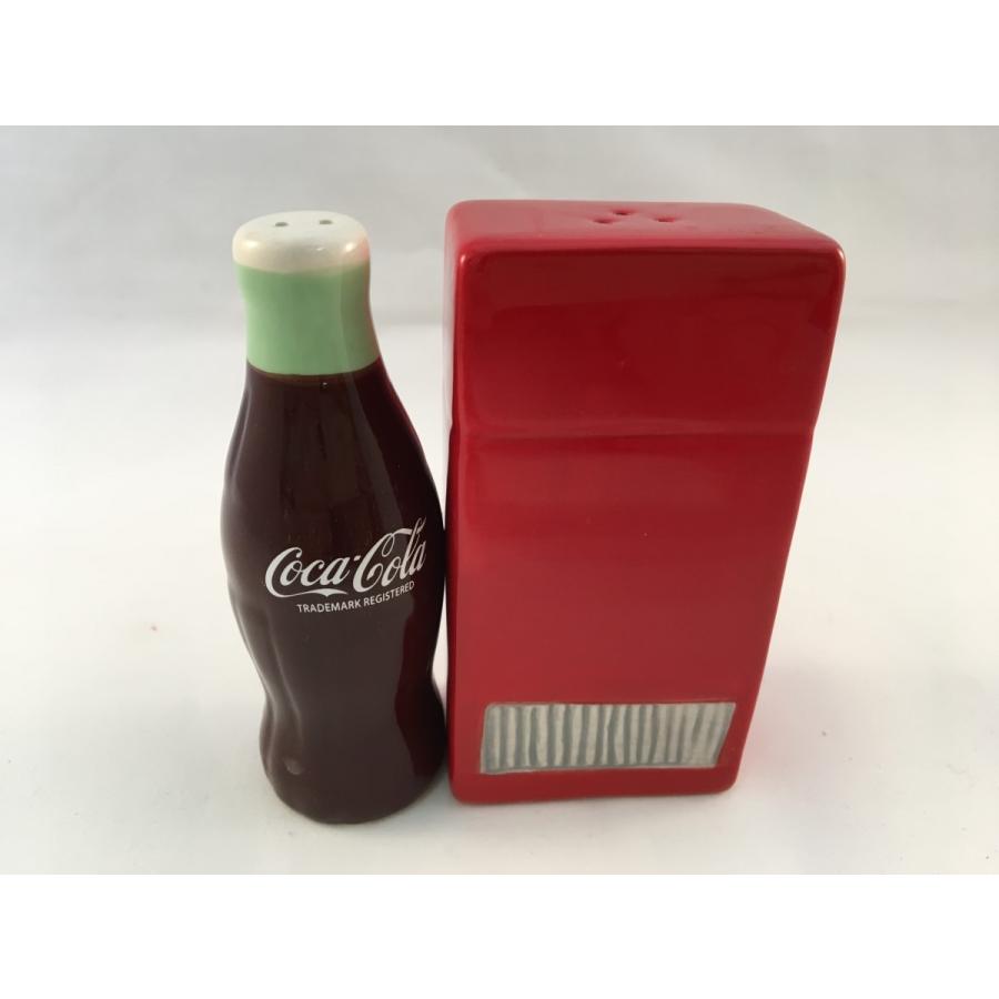 ソルト ＆ ペッパー スパイスボトル  Coca-Cola コカ・コーラ 自販機 コーラボトル｜garagesale｜04