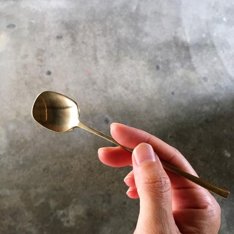 Horn Please デザートスプーン 真鍮 ブラス アイススプーン おしゃれ 