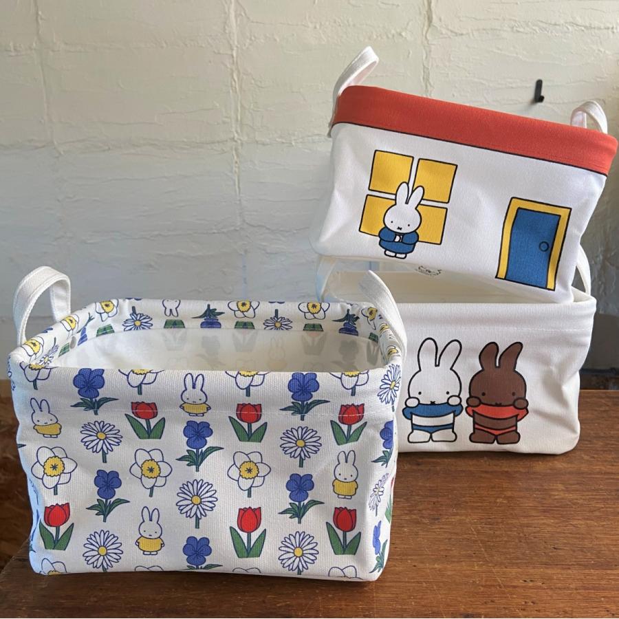 ミッフィー 収納ボックス 折りたたみ 布製 収納ケース ピリエ スクエア