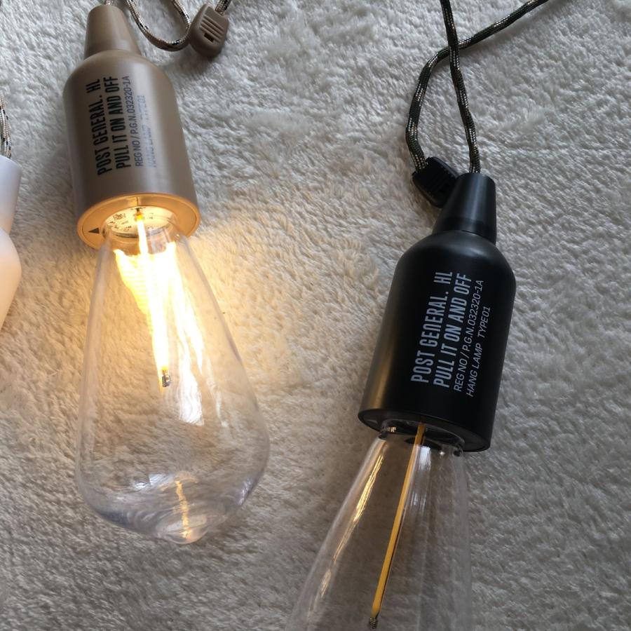LED電球ランプ 電池式 ハングランプ  TYPE1 POST GENERAL｜garagesale｜06