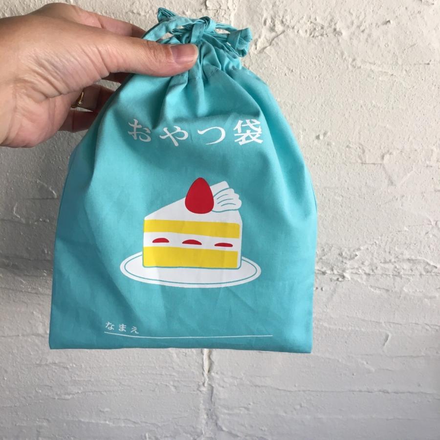 ニューレトロ 巾着袋 クリックポスト同梱可能 : GreenDale 雑貨店